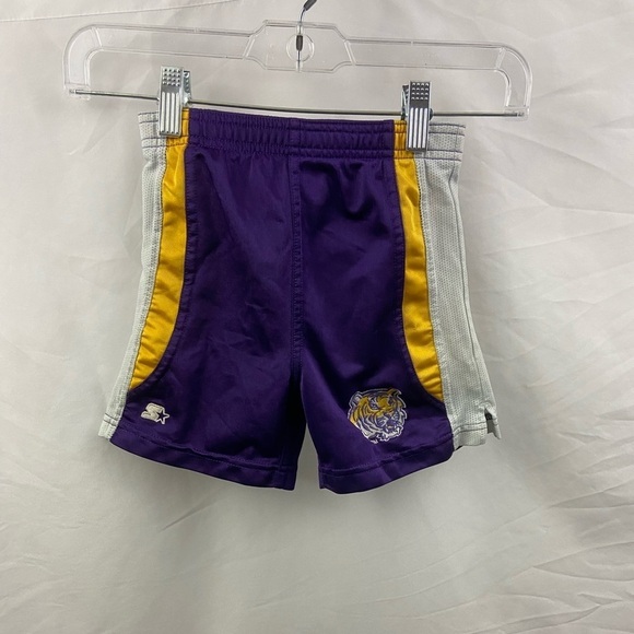 Vintage LSU Tigers Starter Kids Toddler Shorts Size 4T - Picture 9 of 9